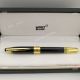 NEW UPGRADED Replica Mont Blanc J F K Rollerball Pen Black and Gold (3)_th.jpg